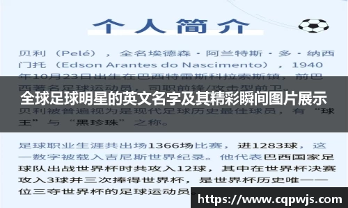 全球足球明星的英文名字及其精彩瞬间图片展示